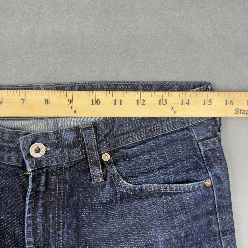 AG Adriano Goldschmied Mens Straight Leg Dark Wash Jeans 30x34